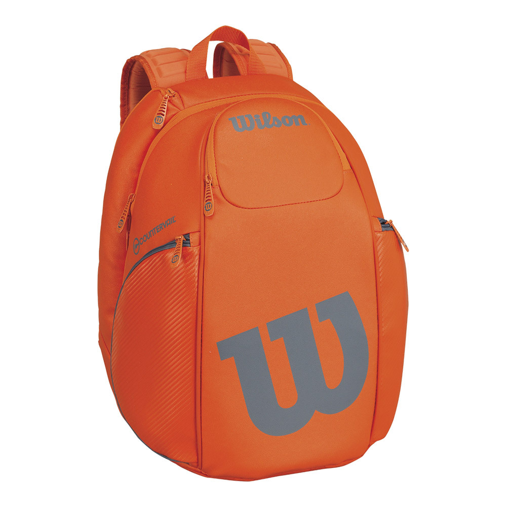 Burn Tennis Backpack Orange and Gray