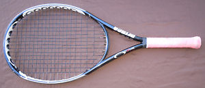 PRINCE O3 SILVER TRIPLE THREAT TENNIS RAQUET - 1500 POWER RATING - GREAT SHAPE