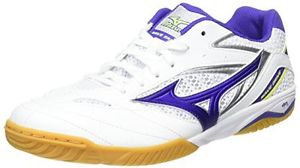 Mizuno table tennis shoes WAVE DRIVE 8 81GA1705 67 white/purple/yellow 28.5