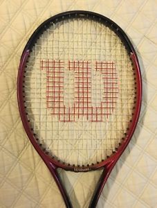 RARE WILSON HAMMER 2.9 TAPERED 18X20 95SQ" GRAPHITE TENNIS RACKET W/NEW 4 1/2