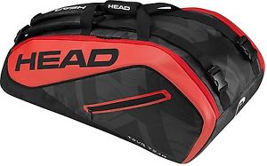 Head Tour Team 9R SupercombiTennis Racquet Racket Bag - Black/Red - Reg $85