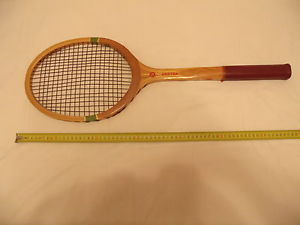 Vintage Wooden USSR Tennis Racquet Racket Desurek (ORIGINAL STRINGS)