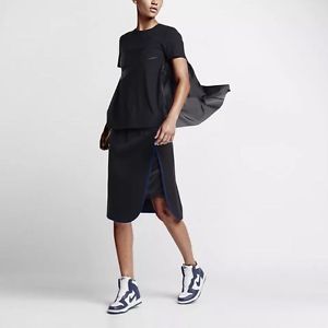 Women Nike Nikelab x Sacai Tech Fleece Skirt/Skort Xs Xsmall Blue New 802250-011