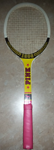 Vintage Victoria's Secret Pink Wood Tennis Racquet Very Rare Tennis Racquet 1986