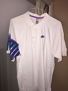 Vintage Nike Challenge Court-John McEnroe-Tennis Polo Shirt 80s