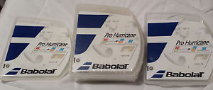 **NEW**  LOT OF 8 sets of BABOLAT PRO HURRICANE 18g (1.20)