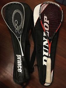 2 Squash Racquet Dunlop Evolution 120 Prince O3