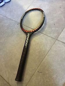 Donnay Borg Pro Tennis Racquet 4 3/8 Vintage Wooden Racket