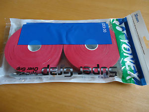 30 yonex badminton super grap grip overgrip over-grip overgrap red AC102EX-30