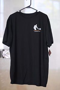 Racquetball Tournament T-Shirt BLACK DRY-FIT  Shirt by HARRITON MENS SIZE XL