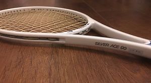 Pro Kennex Silver Ace 90 Ceramic Tennis Racquet L3 4 3/8" Vintage & RARE
