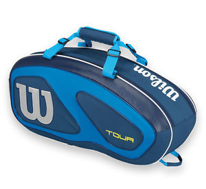 *NEW*  Wilson Tour V Blue 6 Pack Tennis Bag!*