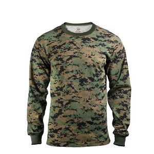 US WOODLAND NUMÉRIQUE Armée USMC MANCHE LONGUE haut à Chemise 4XL XXXXLarge