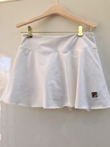 Fila White Tennis Skort Size M With Shorts Build In