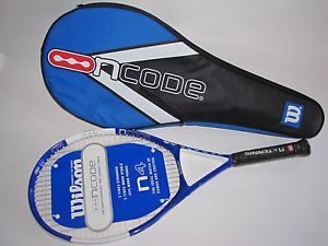 NEW Wilson nCode N4 Tennis Racquet Racket 4-3/8" Grip - 110" - with case