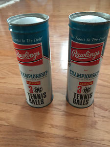 Vintage Rawlings Championship Tennis Balls - 2 cans unopened