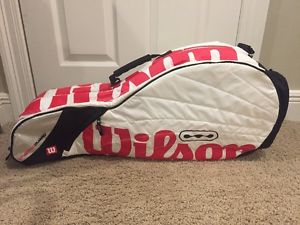Wilson Ncode Tennis Bag (Red and White)