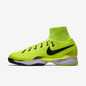 Nike Men's Air Zoom Ultrafly Clay Tennis Shoes Size 10 Volt Black 832748-700