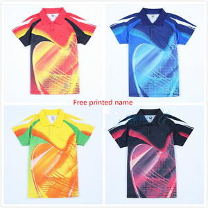 Free New men's Tops table tennis clothing Badminton Only T-shirt 2302