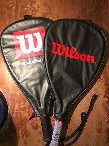 2 Wilson Racquetball Power Channel, Titanium, Crushing Power, XS 3 7/8