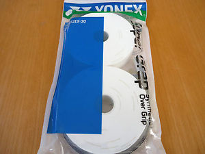30 yonex badminton super grap grip overgrip over-grip overgrap white AC102EX-30