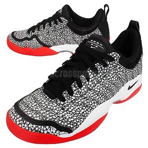 Nike Air Oscillate QS Black Red Pete Sampras Safari Mens Tennis Shoes 817416-001
