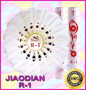 【JIAODIAN FOCUS R-1】BADMINTON FEATHER SHUTTLECOCK（2 Dozens）High Quality Genuine