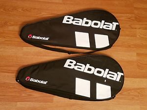 (2) BABOLAT TENNIS RACKET COVER CASE BAG W/Strap