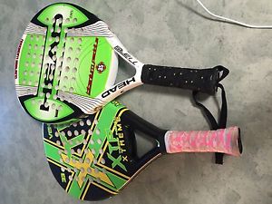 Lot of 2 Paddle Pop  tennis venice beach rackets Head titanium  XTP Xtreme