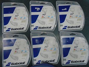6 Babolat M7 16g Tennis strings