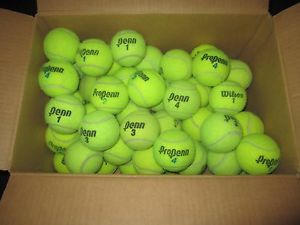 100 Used Tennis Balls-Great for Practice, Dogs, Walkers, Garage, School Projects