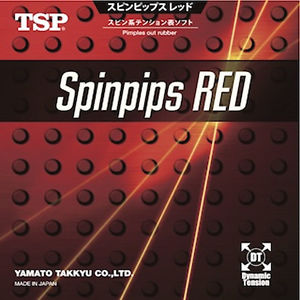 TSP Spinpips Red Table Tennis Rubber (New)