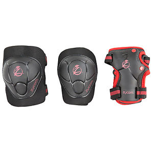 Zycom Enfant Combo Ensemble De Protection - Noir/Rouge