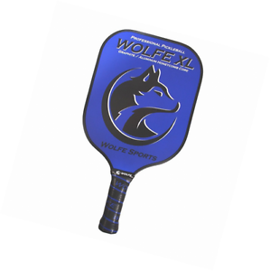 Wolfe XL Graphite Pickleball Paddle - Blue w/ Cover