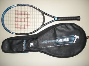 WILSON HYPER HAMMER 4.3 OS 110 TENNIS RACQUET 4 3/8   27.5"