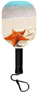 Starfish Beach Wooden Pickleball Paddle