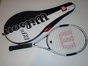 Wilson Carbon Matrix 6 Hammer OS (110) Tennis Racquet. 4 1/2. 27.5". Excellent.