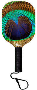 Peacock Feathers Composite Pickleball Paddle