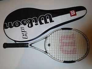 Wilson Carbon Matrix 6 Hammer OS (110) Tennis Racquet. 4 3/8. 27.5". Excellent.