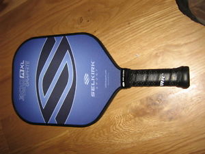 A brand new unused Selkirk Sport pickleball paddle 300 A XL graphite blue