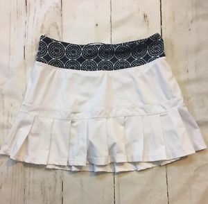 Womens Athletic Skirt / Short / Skort Size P/S Small Kyodan White with Black