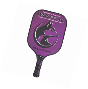 Wolfe XL Graphite Pickleball Paddle - Purple w/ Cover