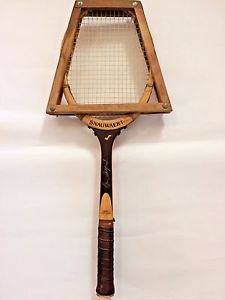 VTG~SNAUWAERT BRIAN GOTTFRIED SIGNATURE M-5 WOOD TENNIS RACKET and FRAME Vintage