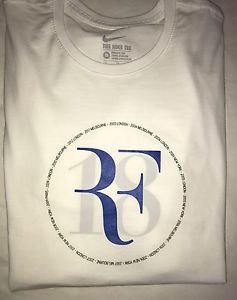 Roger Federer RF 18 Grand Slam Celebration T-shirt Limited Edition XL