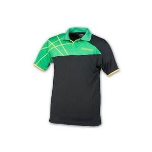 DONIC MAILLOT CALIFORNIAFLEX - black Hommes Tennis de table Polo Badminton