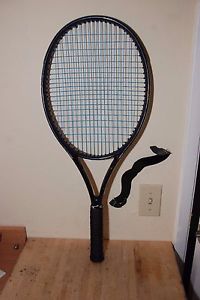 BLACKED OUT PROMO RACQUET Believe to be Wilson Profile of Some kind 4 1/2