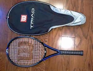 WILSON TRIAD HAMMER 4.0 OS 110 TENNIS RACQUET 4 1/2   27.5