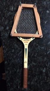 Vintage Tretorn "Sport" tennis racket  GMBH Hamburg with wood press Very Rare