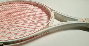 Yamaha Ceramics Series 110 White Gold Tennis Racquet Racket Grip Size 4 1/2