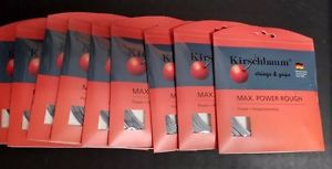 9 Sets of Kirschbaum Max Power Rough Tennis String 18 Gauge 1.20mm Silver